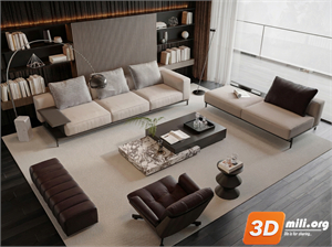 Sofa Minotti Skp Files 